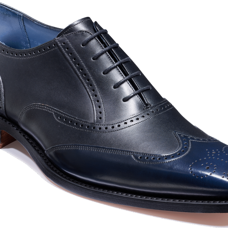 Trip - Black Calf / Navy Hi-Shine