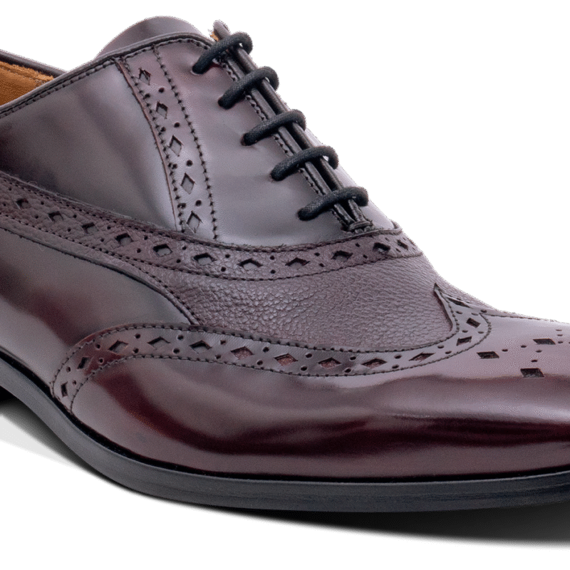 Bampton - Burgundy Hi-Shine/Grain