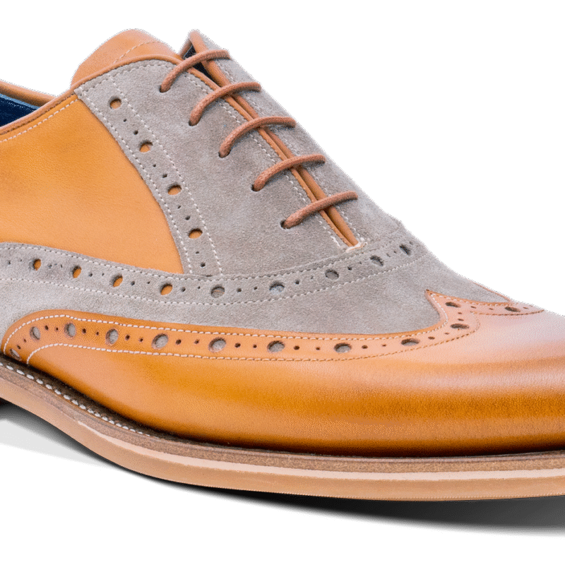 Abingdon - Cedar Calf/Parchment Suede